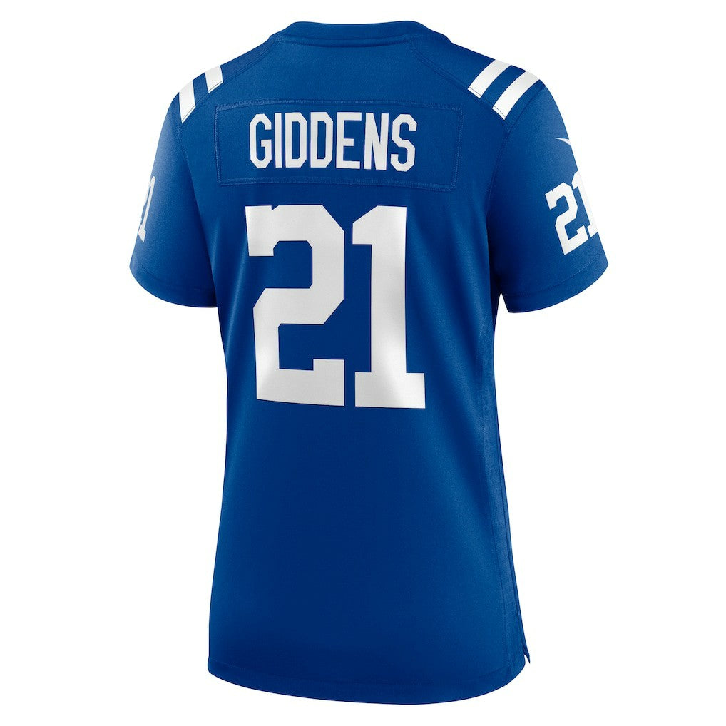 DJ Giddens Indianapolis Colts Women's Team Game Jersey Royal - Nike