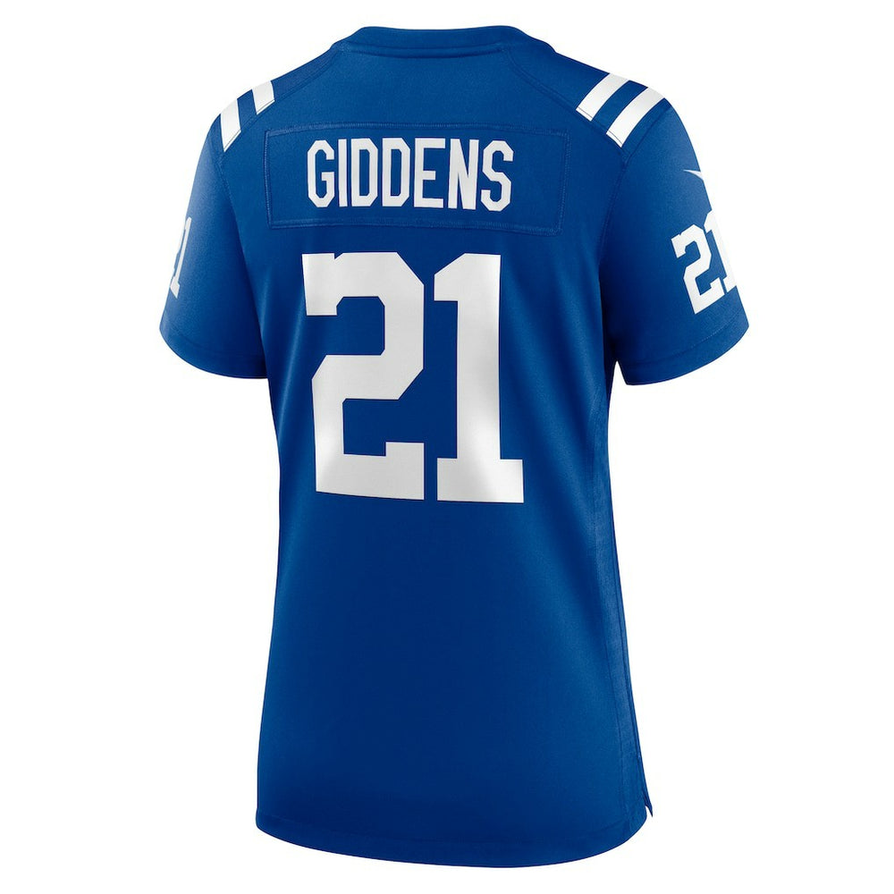 DJ Giddens Indianapolis Colts Women's Team Game Jersey Royal - Nike