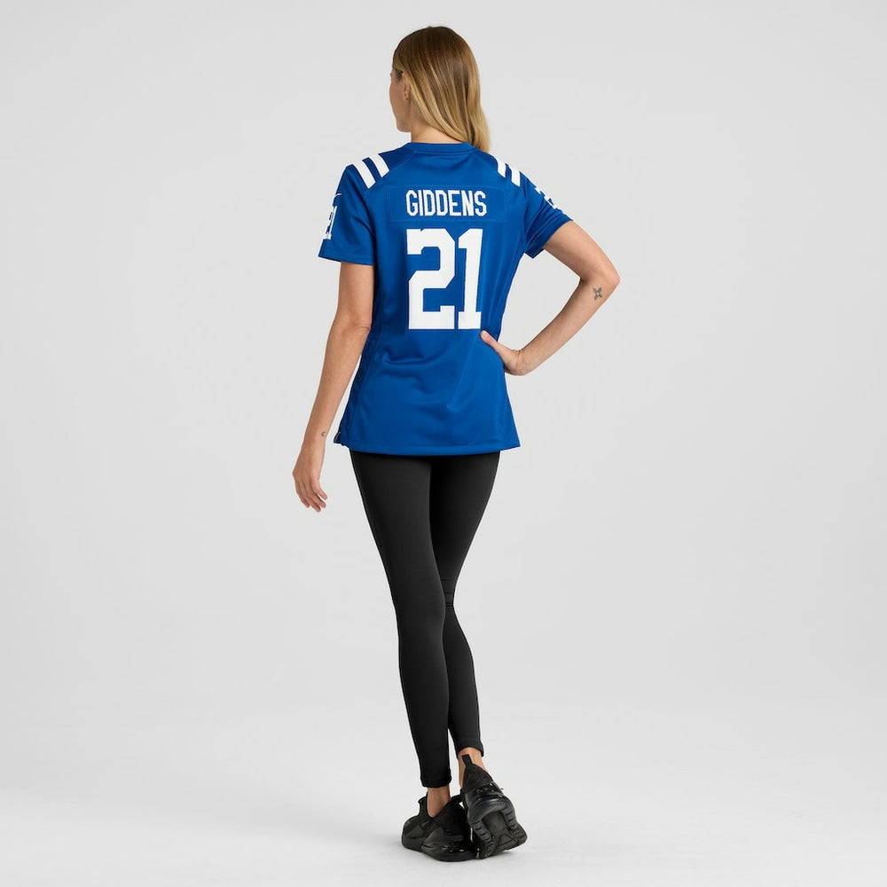 DJ Giddens Indianapolis Colts Women's Team Game Jersey Royal - Nike