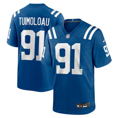 JT Tuimoloau Indianapolis Colts Team Game Jersey Royal - Nike