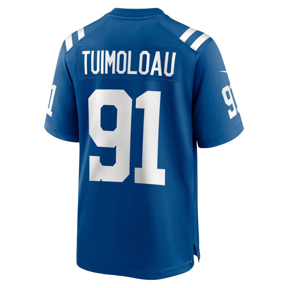 JT Tuimoloau Indianapolis Colts Team Game Jersey Royal - Nike