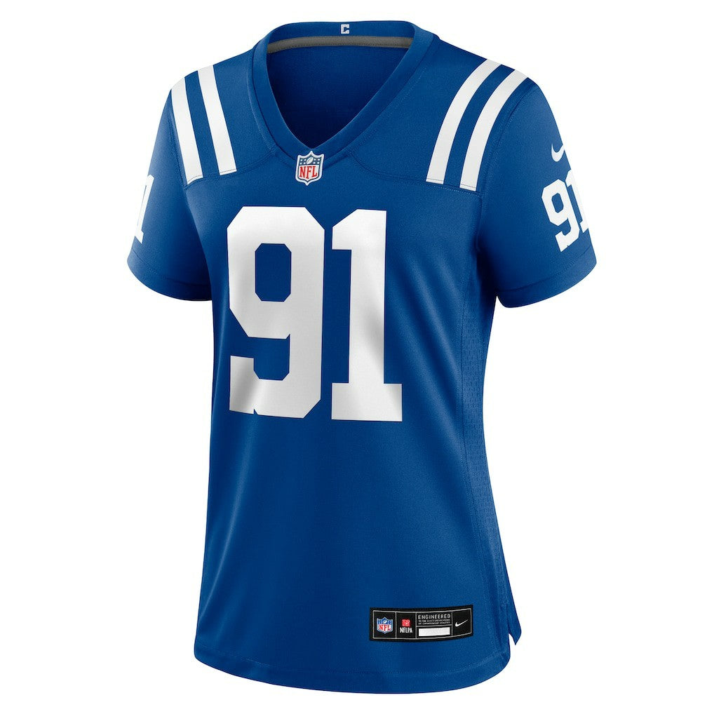 JT Tuimoloau Indianapolis Colts Women's Team Game Jersey Royal - Nike