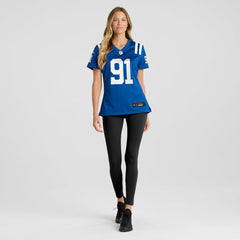 JT Tuimoloau Indianapolis Colts Women's Team Game Jersey Royal - Nike