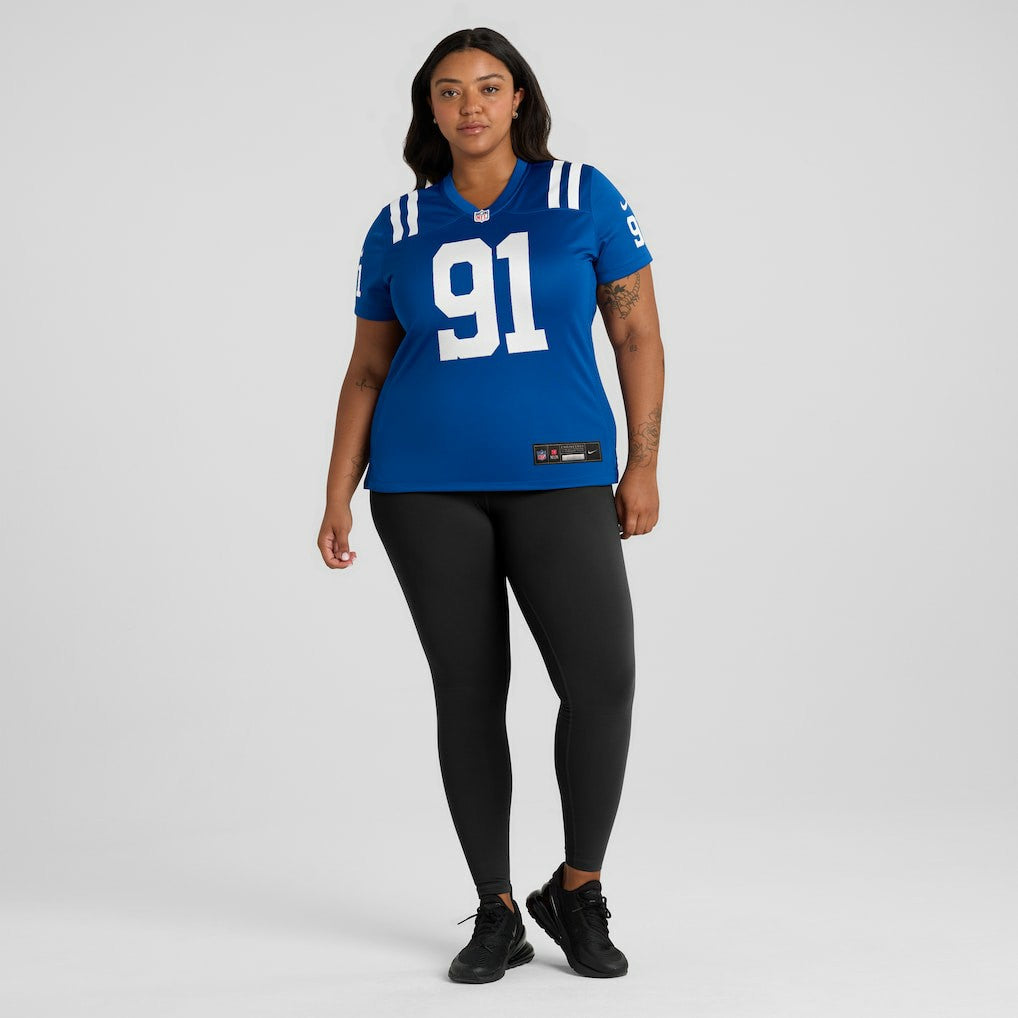 JT Tuimoloau Indianapolis Colts Women's Team Game Jersey - Royal | NFL Jerseys