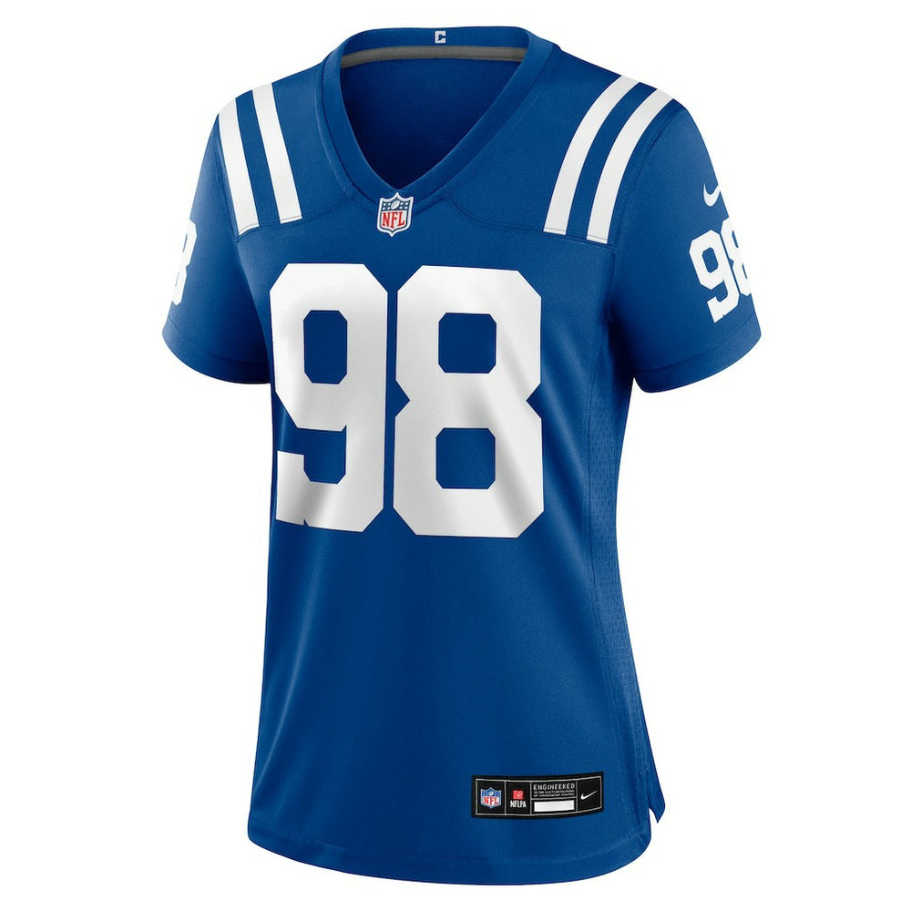 Eric Johnson II Indianapolis Colts Women's Team Game Jersey Royal - Nike