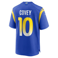 Britain Covey Los Angeles Rams Team Game Jersey Royal - Nike
