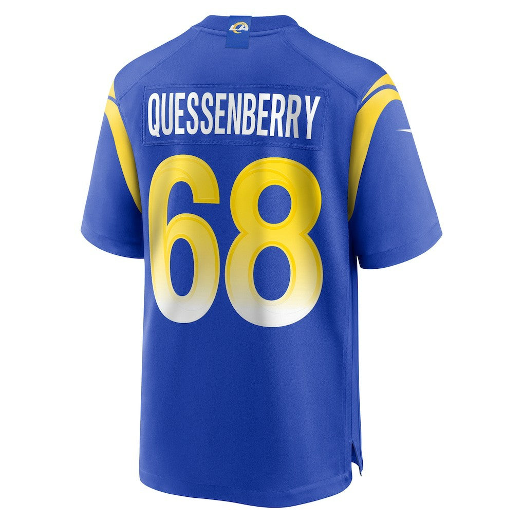 David Quessenberry Los Angeles Rams Team Game Jersey Royal - Nike