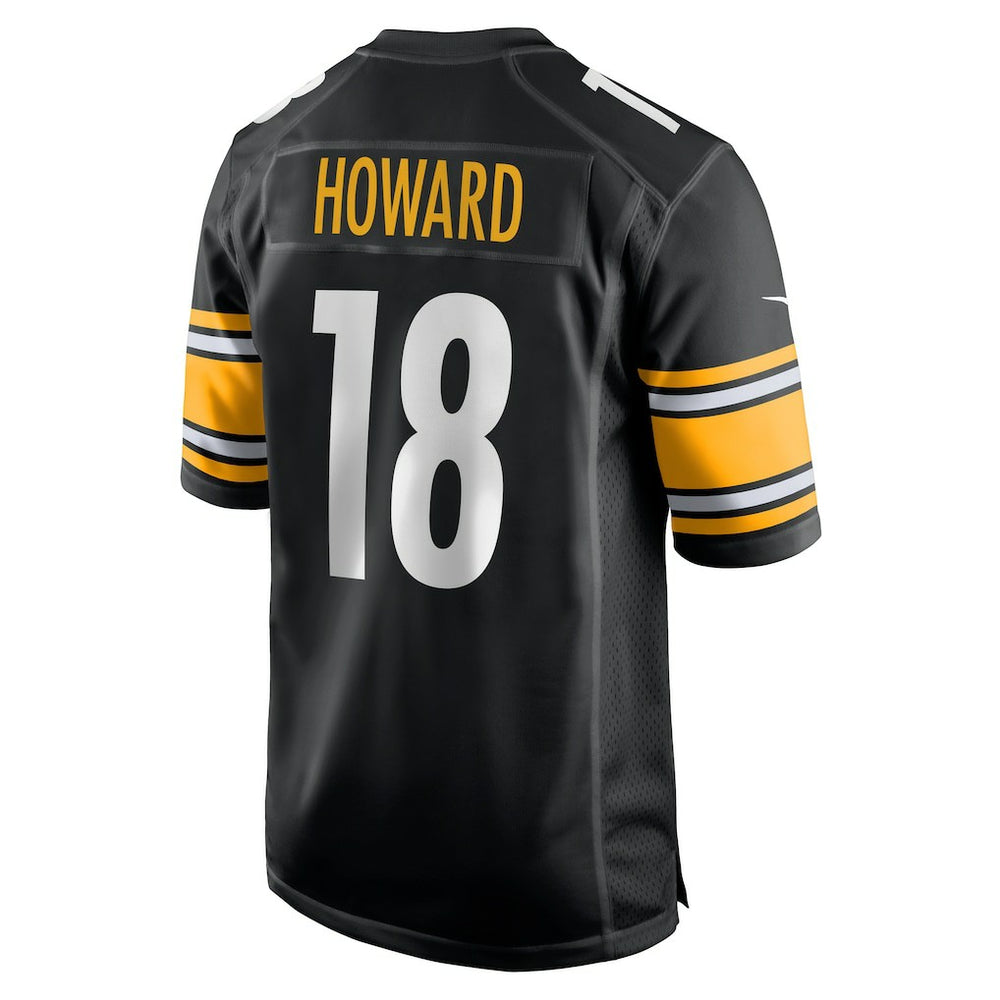 Will Howard Pittsburgh Steelers Team Game Jersey Black - Nike