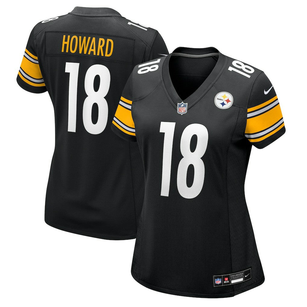 Will Howard Pittsburgh Steelers Women's Team Game Jersey Black - Nike