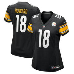 Will Howard Pittsburgh Steelers Women's Team Game Jersey Black - Nike