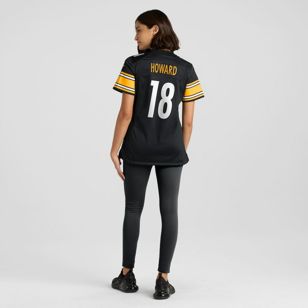 Will Howard Pittsburgh Steelers Women's Team Game Jersey Black - Nike