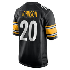 Kaleb Johnson Pittsburgh Steelers Team Game Jersey Black - Nike