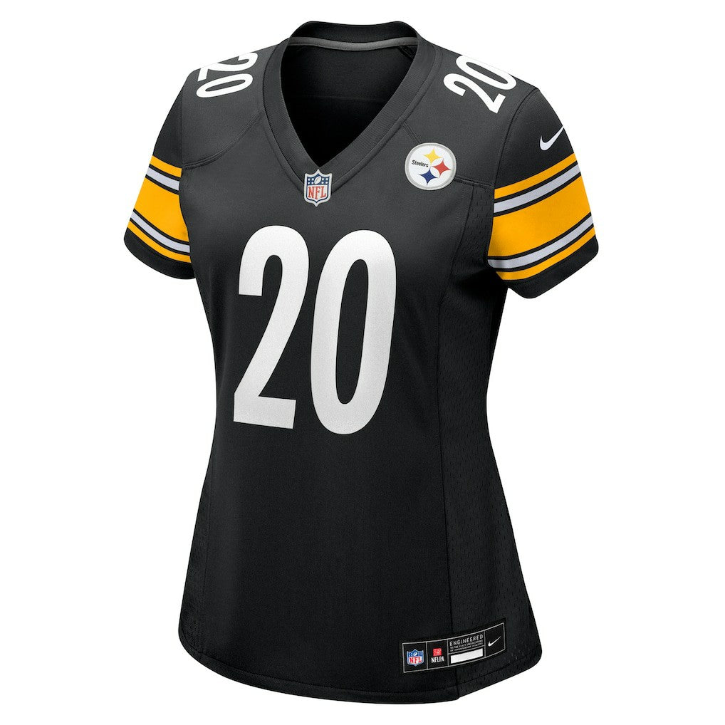 Kaleb Johnson Pittsburgh Steelers Women's Team Game Jersey Black - Nike