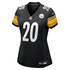 Kaleb Johnson Pittsburgh Steelers Women's Team Game Jersey Black - Nike