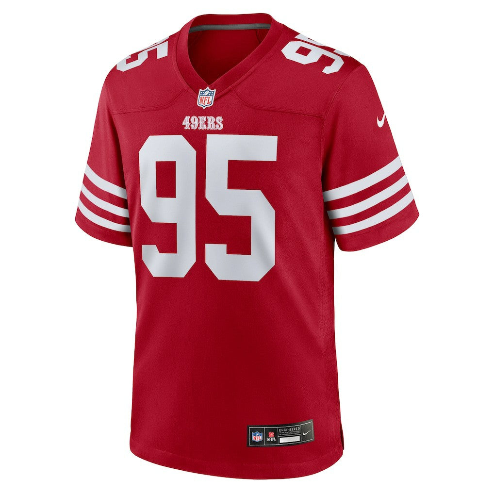 Alfred Collins San Francisco 49ers Team Game Jersey Scarlet - Nike