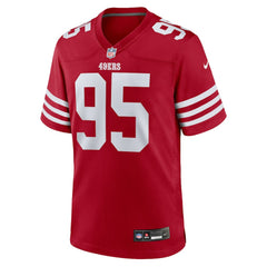 Alfred Collins San Francisco 49ers Team Game Jersey Scarlet - Nike