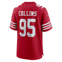Alfred Collins San Francisco 49ers Team Game Jersey Scarlet - Nike