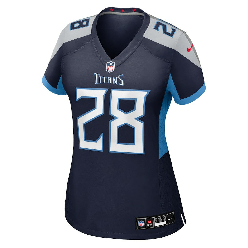 Kalel Mullings Tennessee Titans Women's Team Game Jersey Navy - Nike