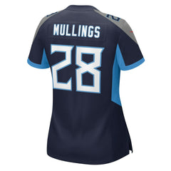 Kalel Mullings Tennessee Titans Women's Team Game Jersey Navy - Nike
