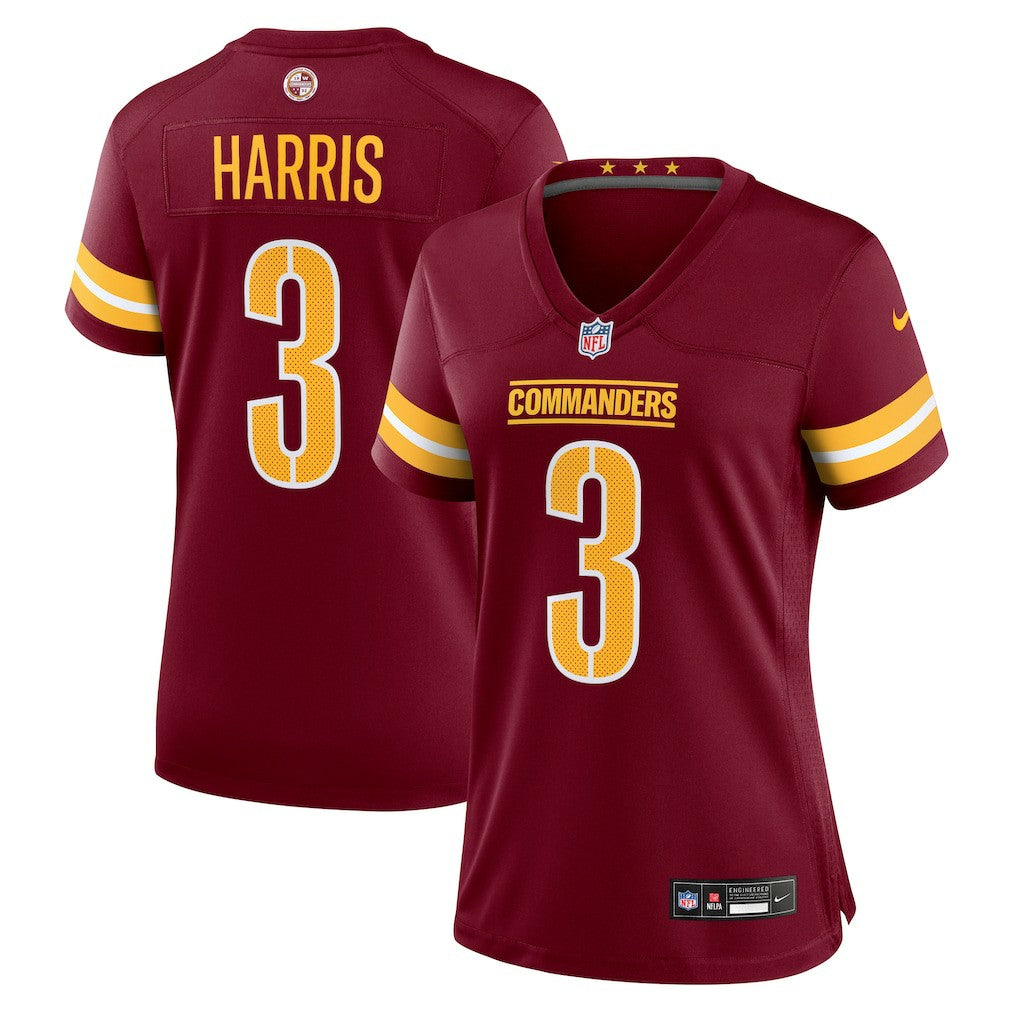 Will Harris Washington Commanders Women's Team Game Jersey Burgundy - Nike