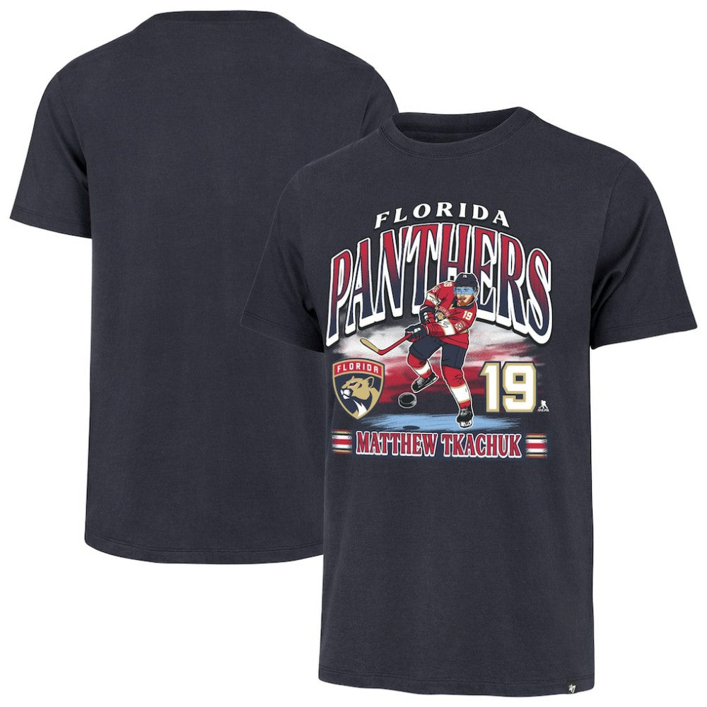 Matthew Tkachuk Florida Panthers - '47 Franklin Player Name & Number T-Shirt Navy