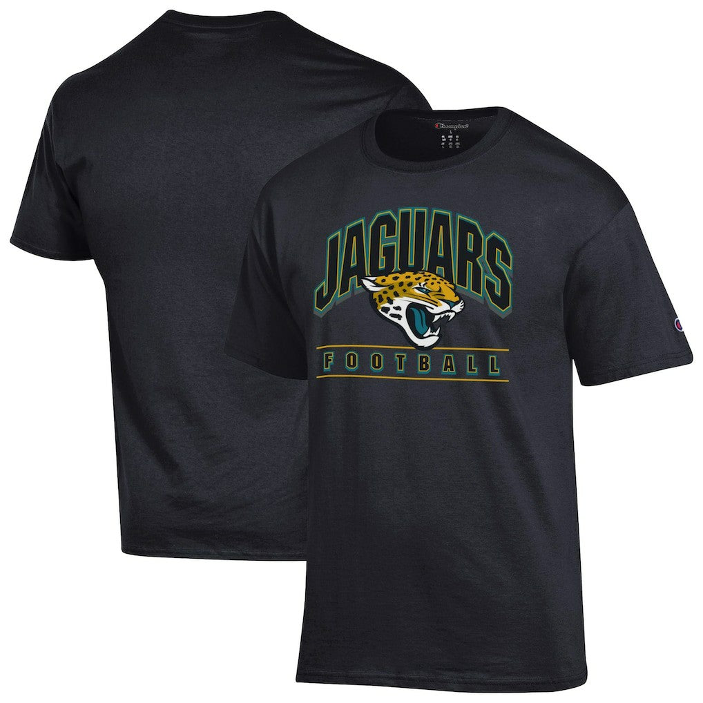 Jacksonville Jaguars Champion Football T-Shirt Black - NFL