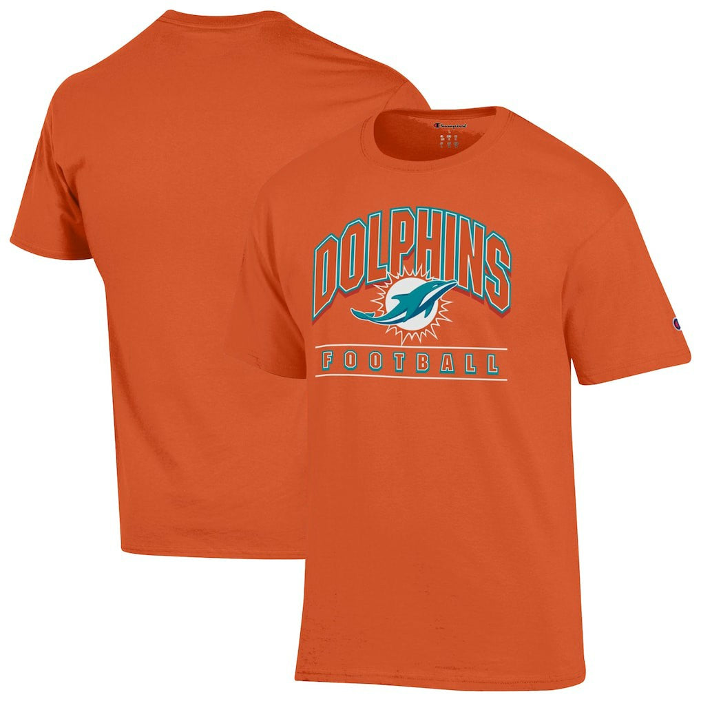 Miami Dolphins Champion Football T-Shirt Orange - NFL
