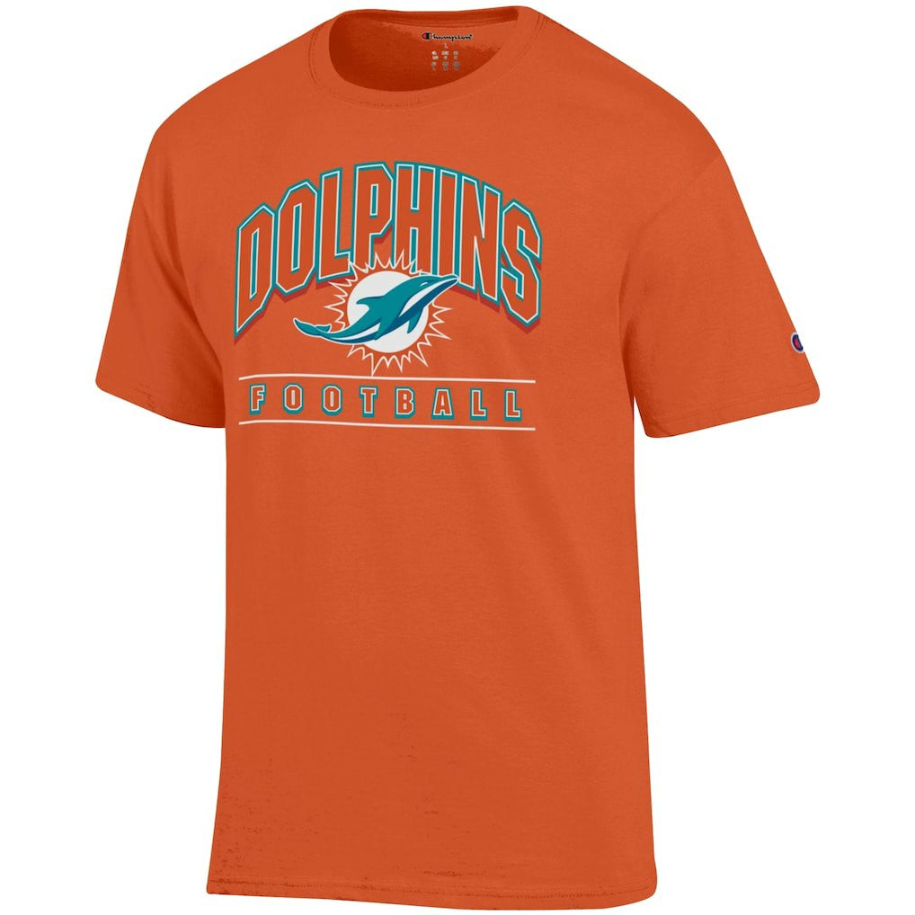 Miami Dolphins Champion Football T-Shirt Orange - NFL