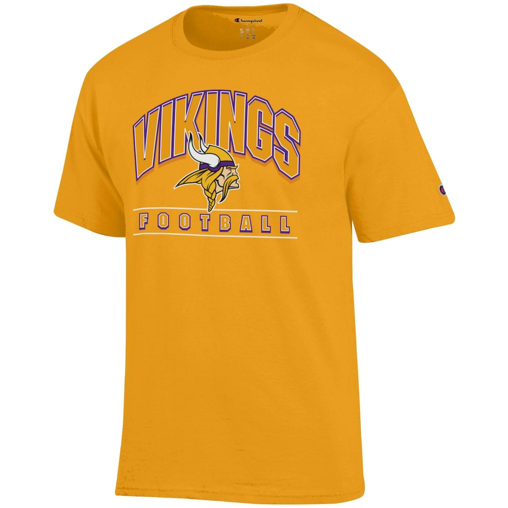Minnesota Vikings Champion Football T-Shirt Gold - NFL