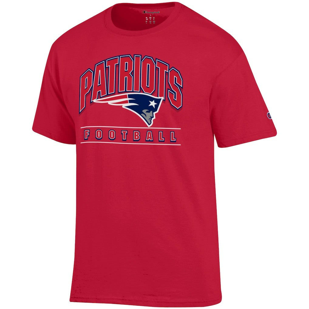 New England Patriots Champion Football T-Shirt Red - NFL