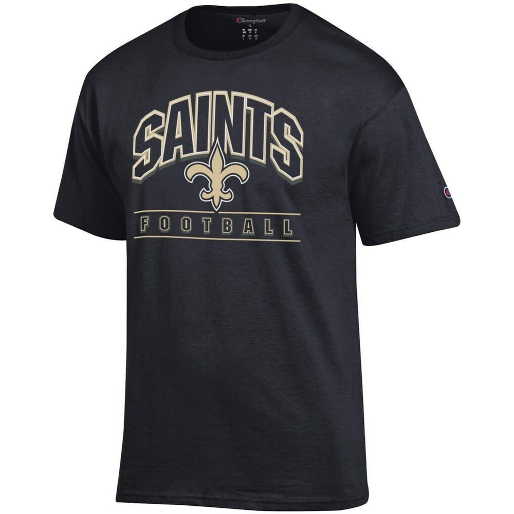 New Orleans Saints Champion Football T-Shirt Black - NFL