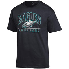 Philadelphia Eagles Champion Football T-Shirt Black - NFL