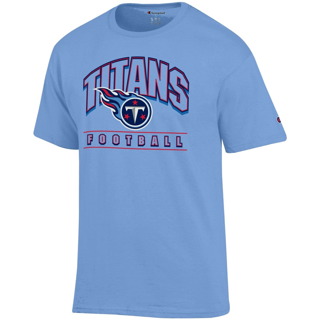 Tennessee Titans Champion Football T-Shirt Light Blue - NFL