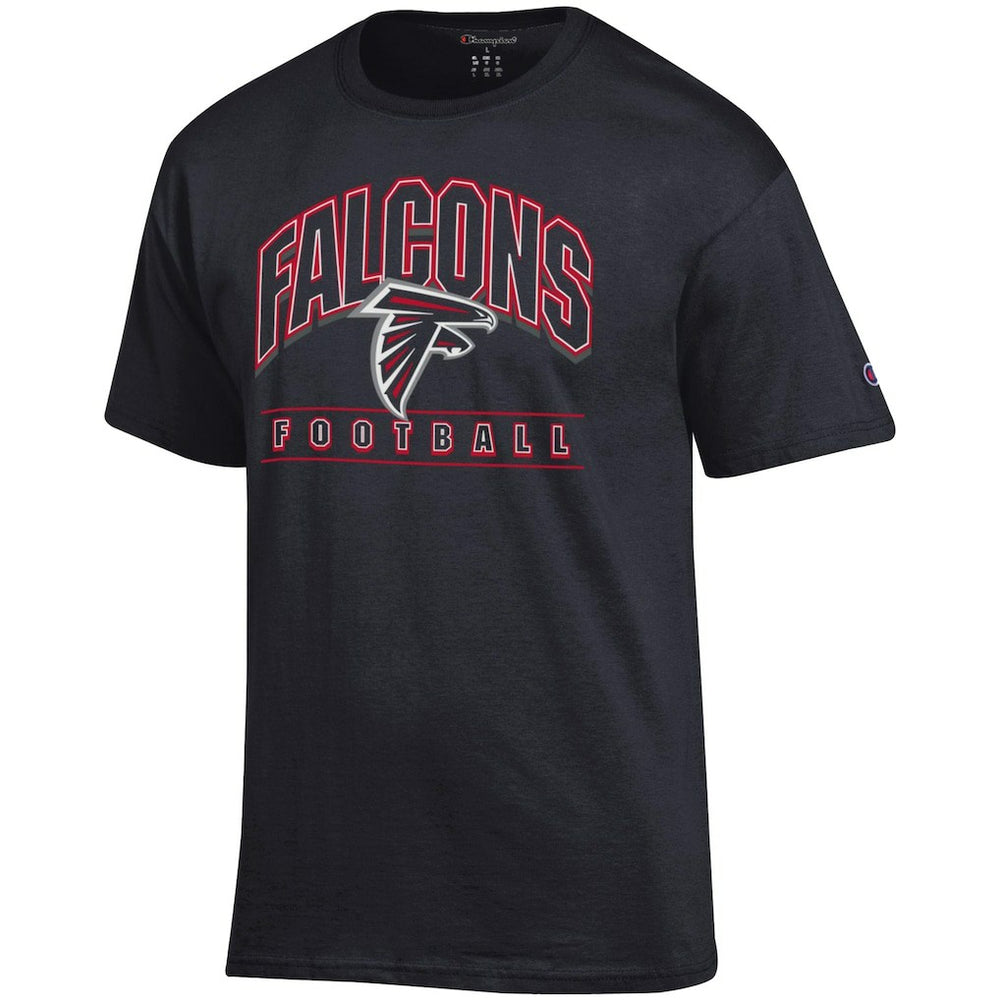 Atlanta Falcons Champion Football T-Shirt Black - NFL
