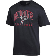 Atlanta Falcons Champion Football T-Shirt Black - NFL