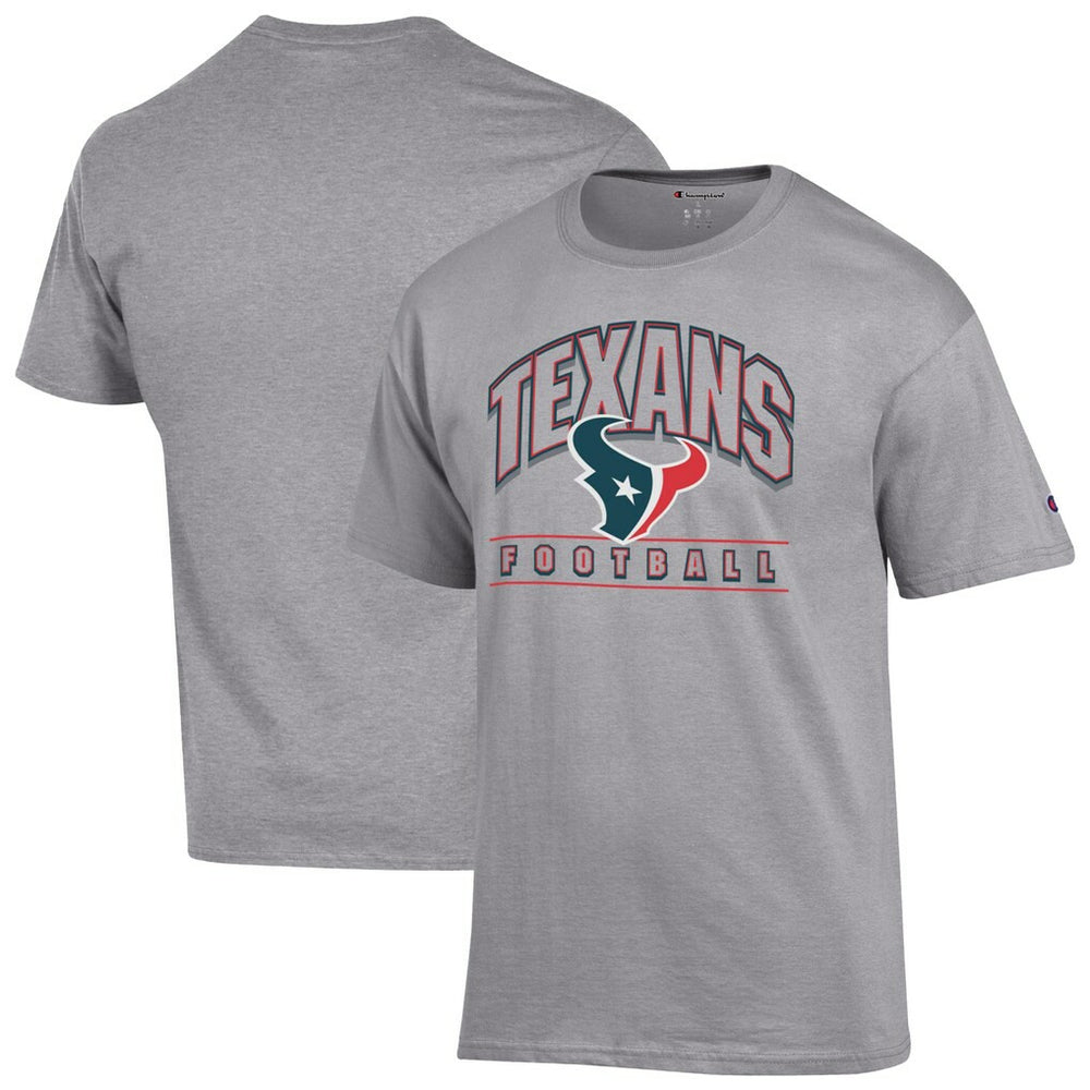 Houston Texans Champion Football T-Shirt Heather Gray - NFL