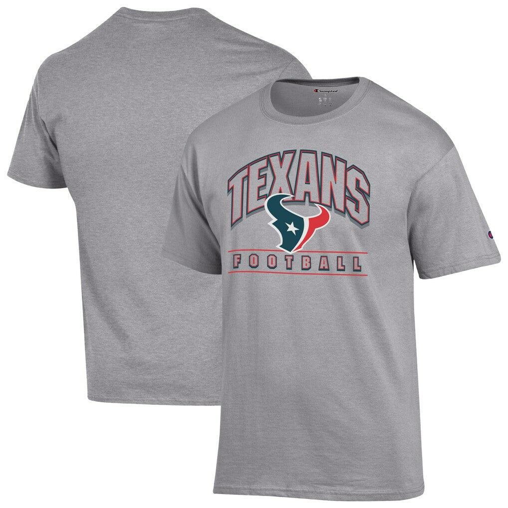 Houston Texans Champion Football T-Shirt Heather Gray - NFL