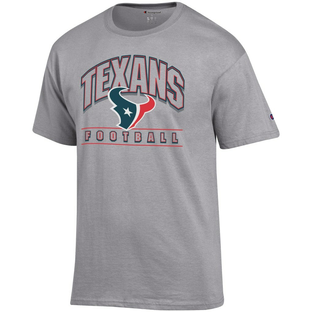 Houston Texans Champion Football T-Shirt Heather Gray - NFL