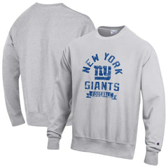 New York Giants Champion Reverse Weave Fleece Pullover Sweatshirt Heather Gray - NFL