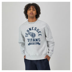Tennessee Titans Champion Reverse Weave Fleece Pullover Sweatshirt Heather Gray - NFL