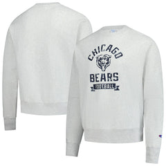 Chicago Bears Champion Reverse Weave Fleece Pullover Sweatshirt Heather Gray - NFL