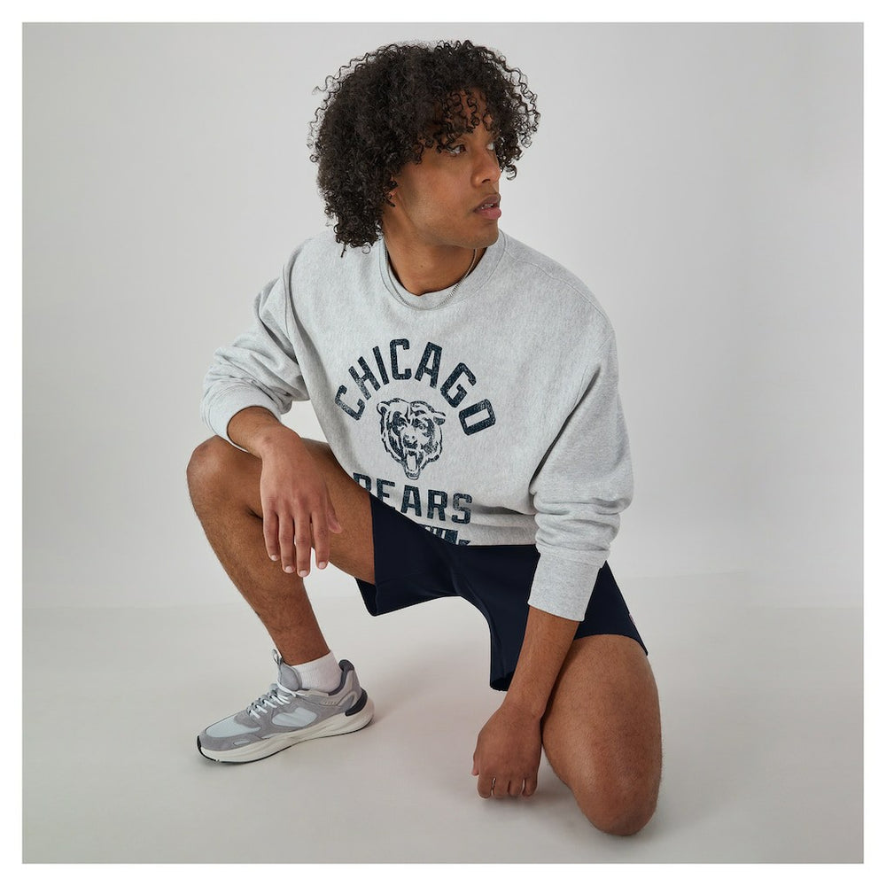 Chicago Bears Champion Reverse Weave Fleece Pullover Sweatshirt Heather Gray - NFL