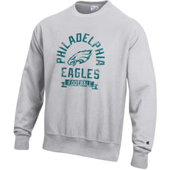 Philadelphia Eagles Champion Reverse Weave Fleece Pullover Sweatshirt Heather Gray - NFL