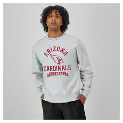 Arizona Cardinals Champion Reverse Weave Fleece Pullover Sweatshirt Heather Gray - NFL