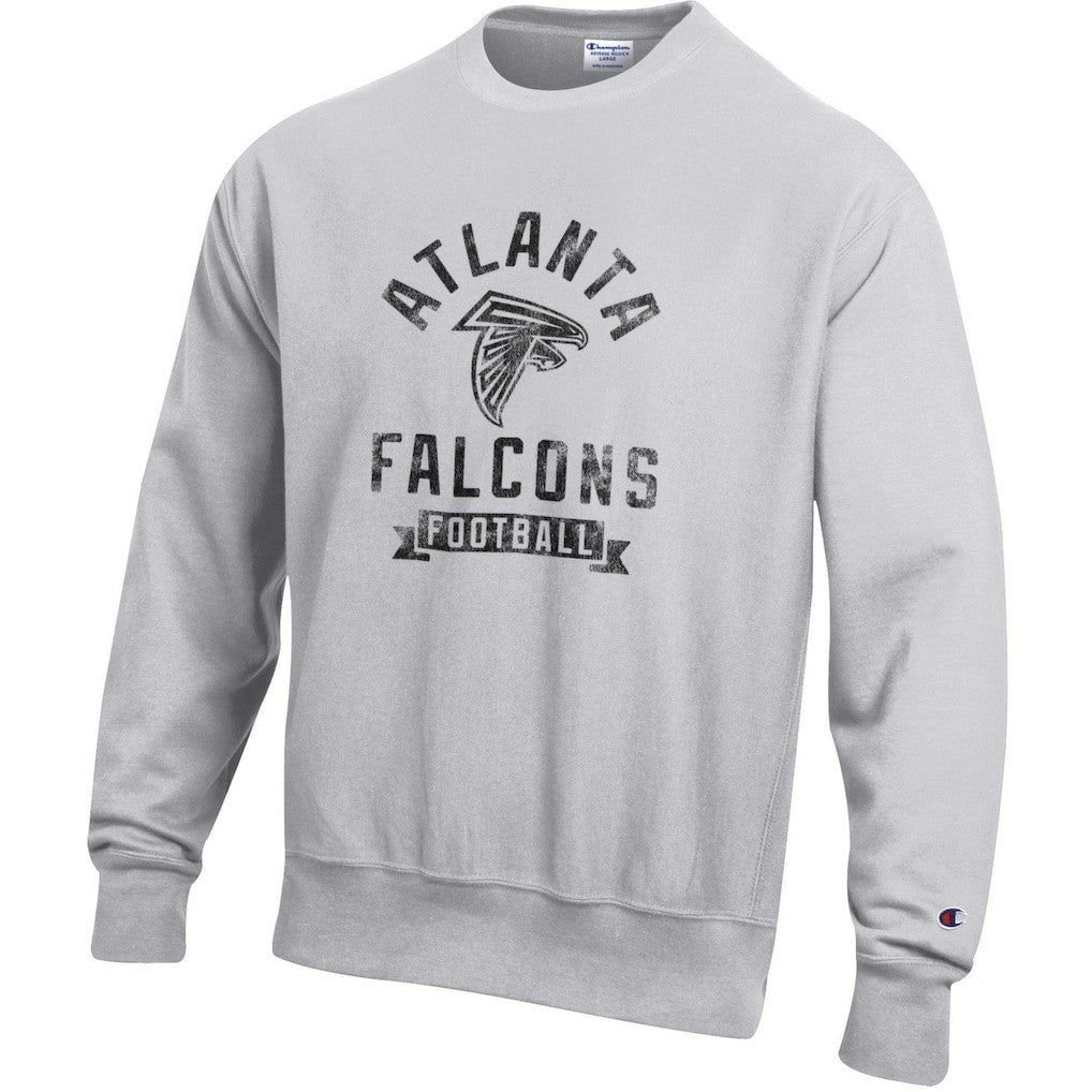 Atlanta Falcons Champion Reverse Weave Fleece Pullover Sweatshirt Heather Gray - NFL