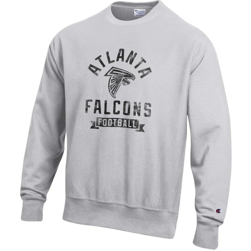 Atlanta Falcons Champion Reverse Weave Fleece Pullover Sweatshirt Heather Gray - NFL