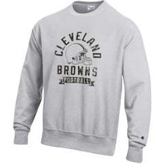 Cleveland Browns Champion Reverse Weave Fleece Pullover Sweatshirt Heather Gray - NFL