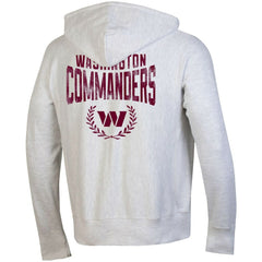 Washington Commanders Champion Reverse Weave Full-Zip Hoodie Heather Gray - NFL