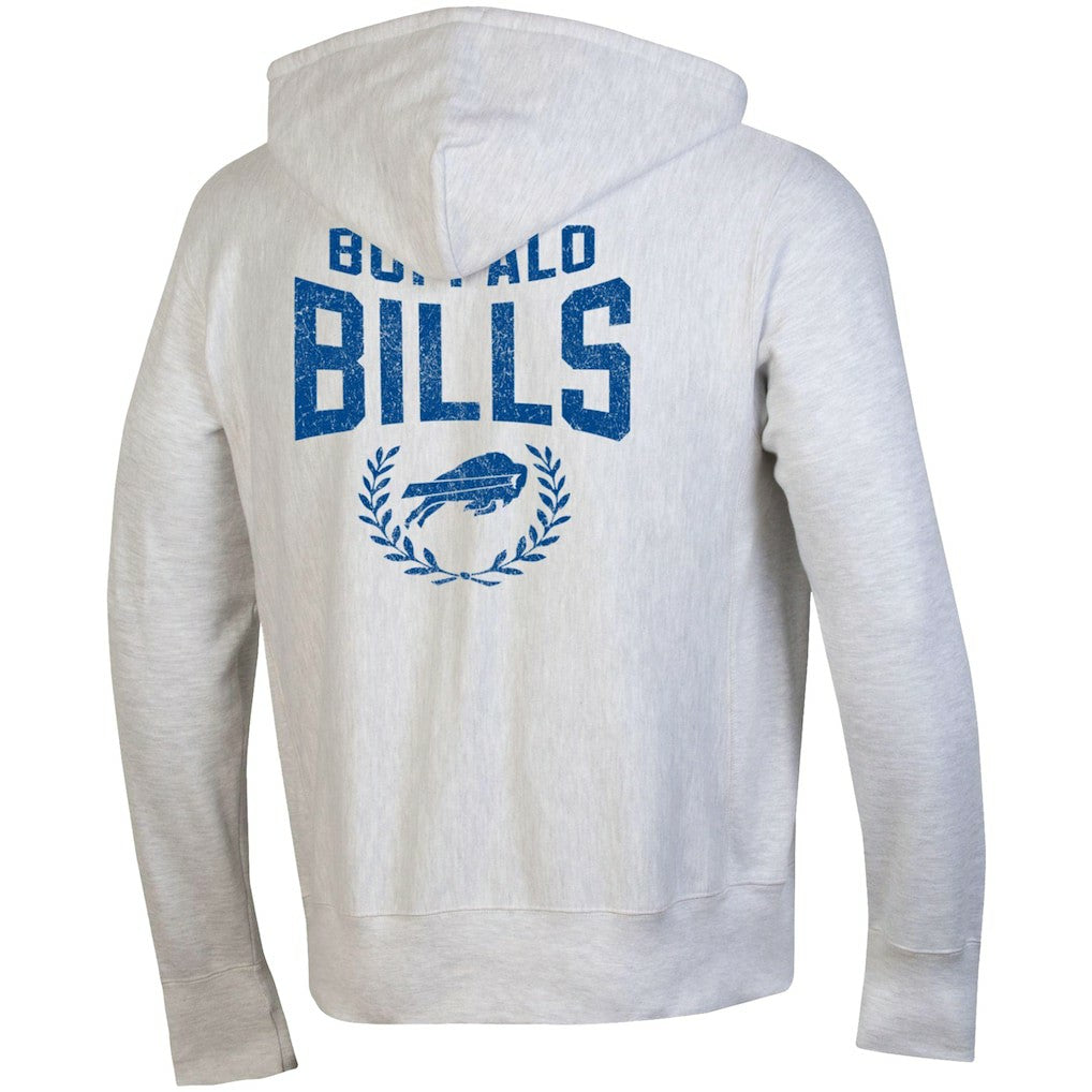 Buffalo Bills Champion Reverse Weave Full-Zip Hoodie Heather Gray - NFL