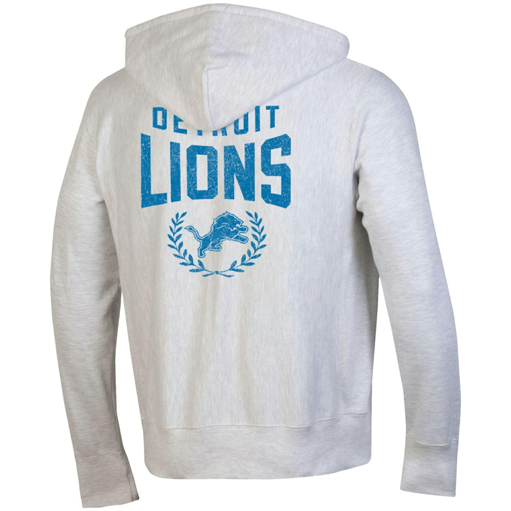 Detroit Lions Champion Reverse Weave Full-Zip Hoodie Heather Gray - NFL